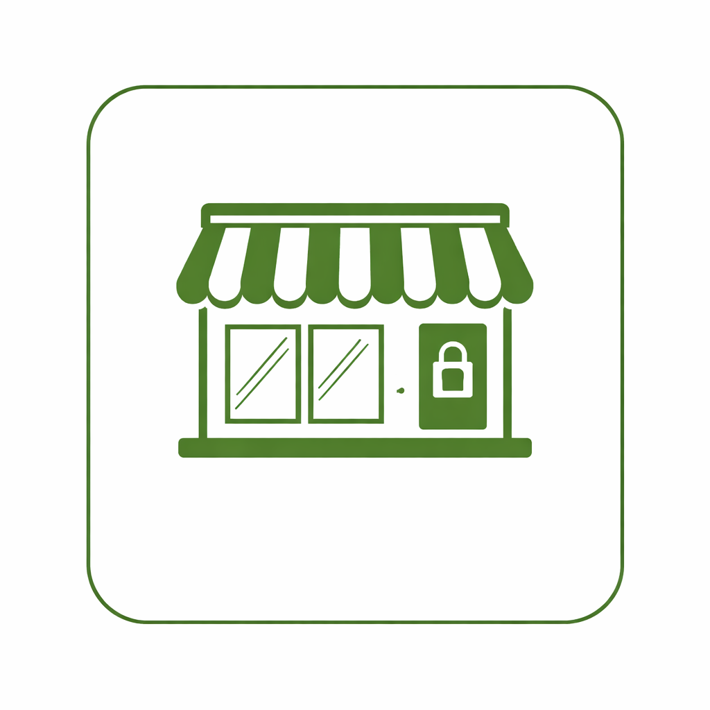 Icono de seguro de impago de alquiler para local comercial